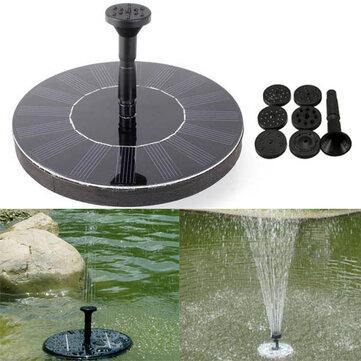 7V Solar Power Floating Brushless Water Pump Garden Landscape Submersible Fountain - Matthew Petersen