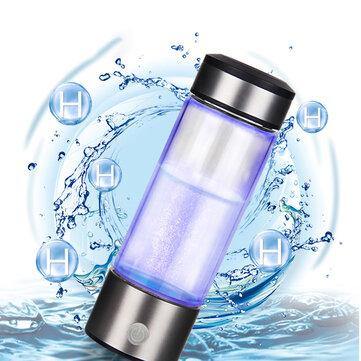 400ml Water Filter Bottle Hydrogen Generator Water Cup Reusable Smart 3 Minutes Electrolys Water Purification Ionizer - Matthew Petersen