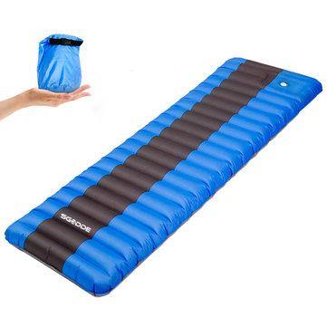 Elastic Sponge Outdoor Camping Inflatable Sleeping Pad Ultralight Air Mat Mattresses Hiking Inflatable Cushion - Matthew Petersen