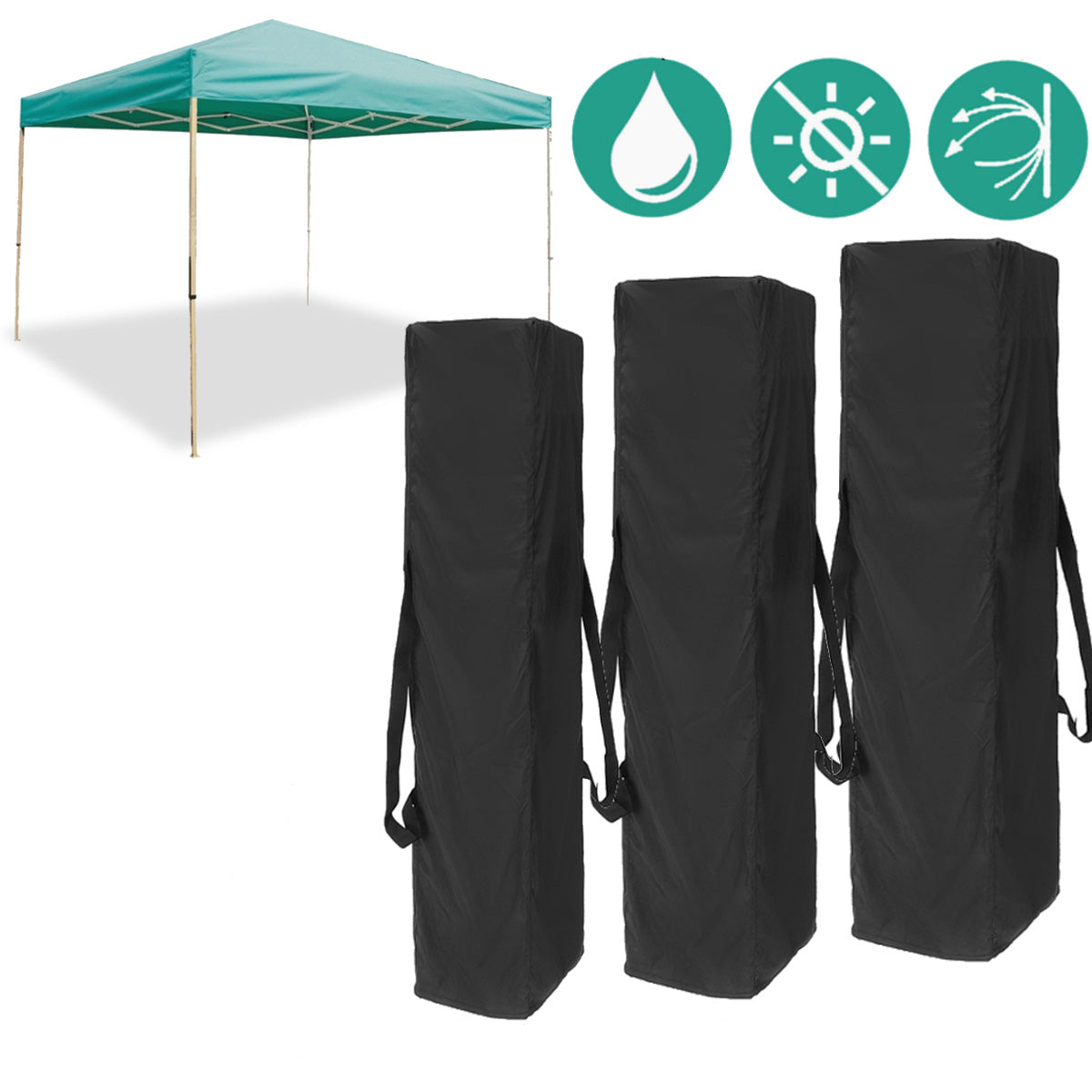 Outdoor Camping Gazebo Carry Bag Portable Waterproof Sunscreen Canopy Tent Storage Bag - Matthew Petersen